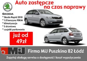 auto zastępcze - firma MiJ